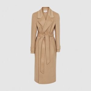 Reiss Leah Camel Coat - Size 8 NWT